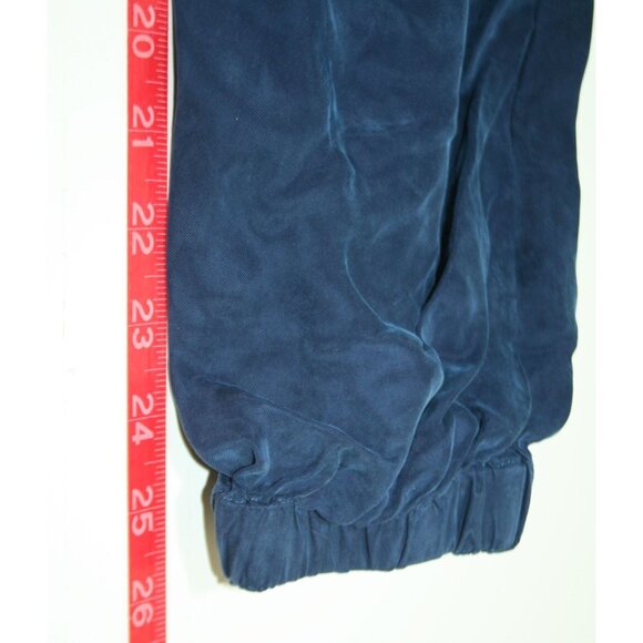 Johnny Was Pete & Greta Blue Joggers Womens Medium Cupra Blend Everyday Luxury - Picture 6 of 6